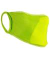 RV009X Result Anti-Bacterial Face Cover Lime Green colour image